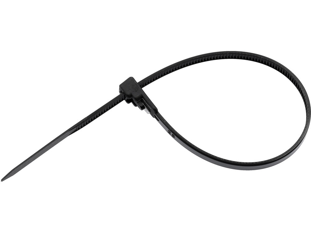 RELEASABLE CAB TIES 4,8X200MM 100PCS BLA (YT-70671)