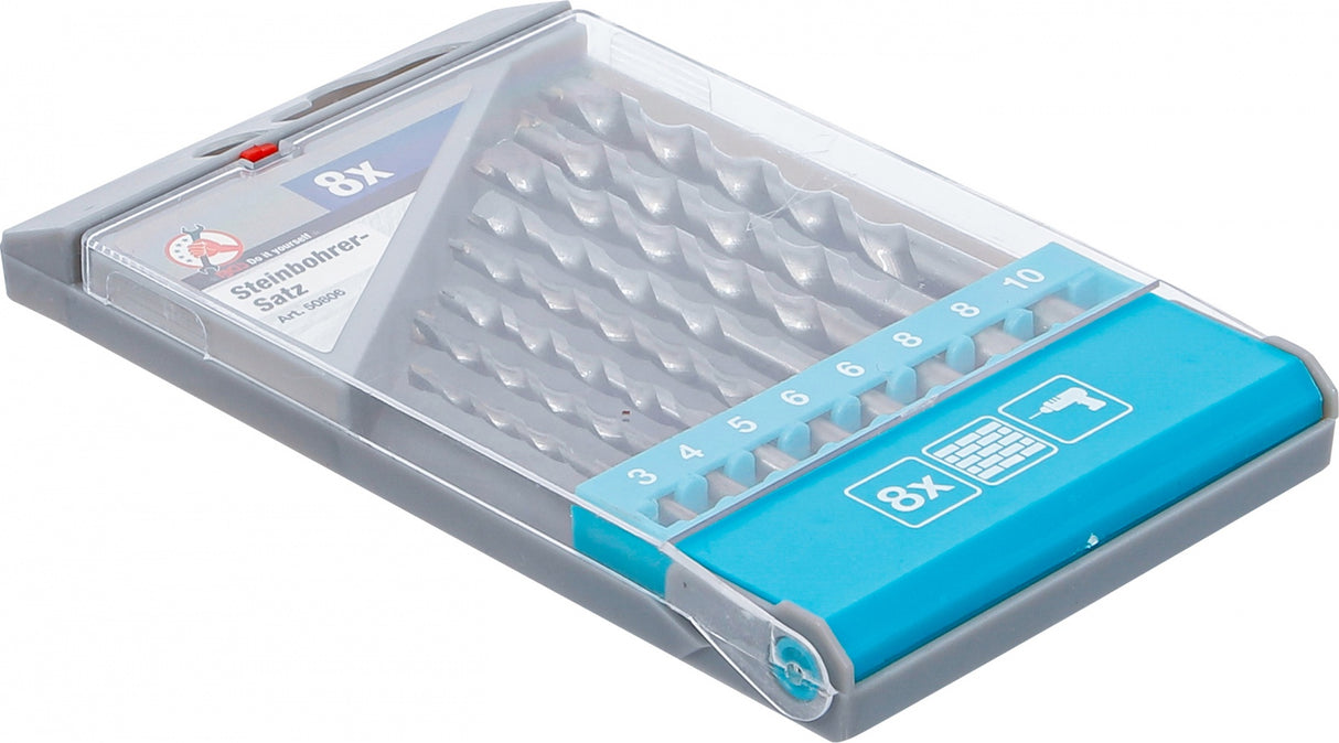 MASONRY DRILL SET | 3 - 10 MM | 8 PCS. (50806)