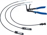 HOSE CLAMP PLIERS | WITH INTERCHANGEABLE BOWDEN CABLES | 635 - 670 MM (9815)