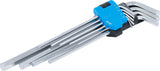 L-TYPE WRENCH SET | EXTRA LONG | INTERNAL HEXAGON 1.5 - 10 MM | 9 PCS. (808)