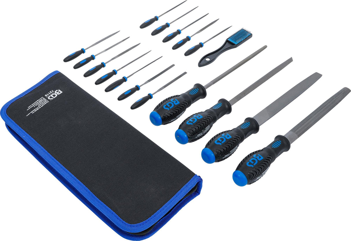 MACHINIST`S FILES AND NEEDLE FILE SET | 17 PCS. (72119)