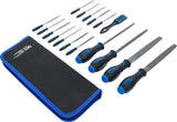 MACHINIST`S FILES AND NEEDLE FILE SET | 17 PCS. (72119)