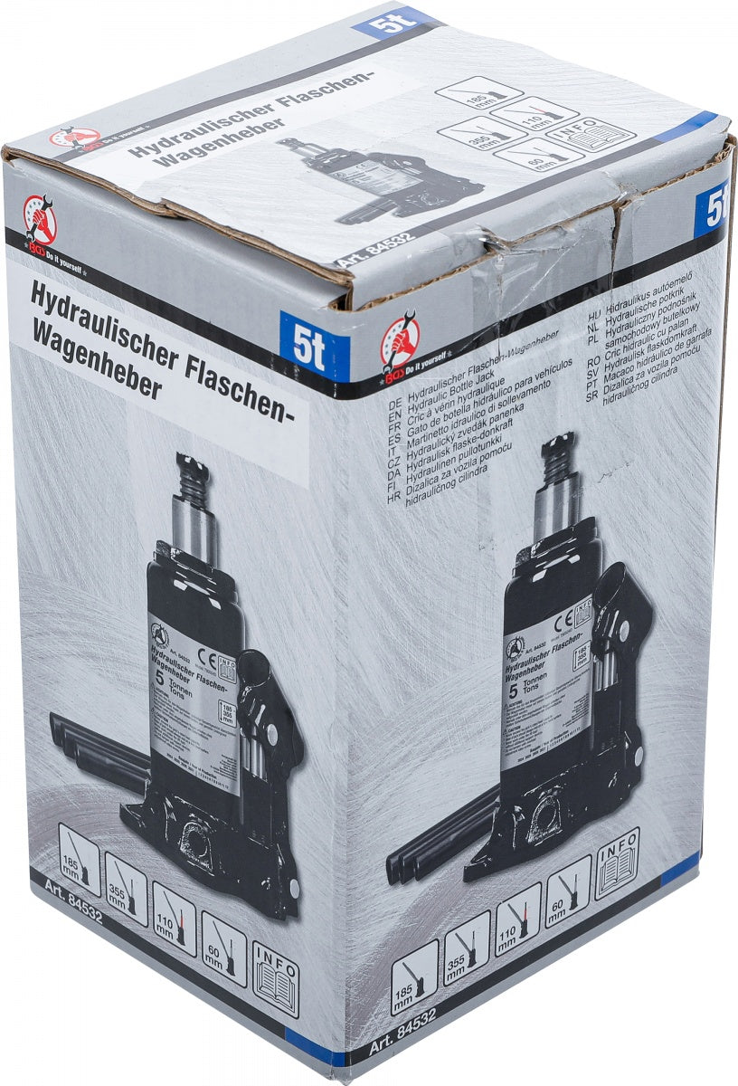 HYDRAULIC BOTTLE JACK | 5 T (84532)