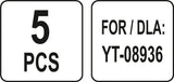 5 PCS HOOK PANEL (YT-08937)