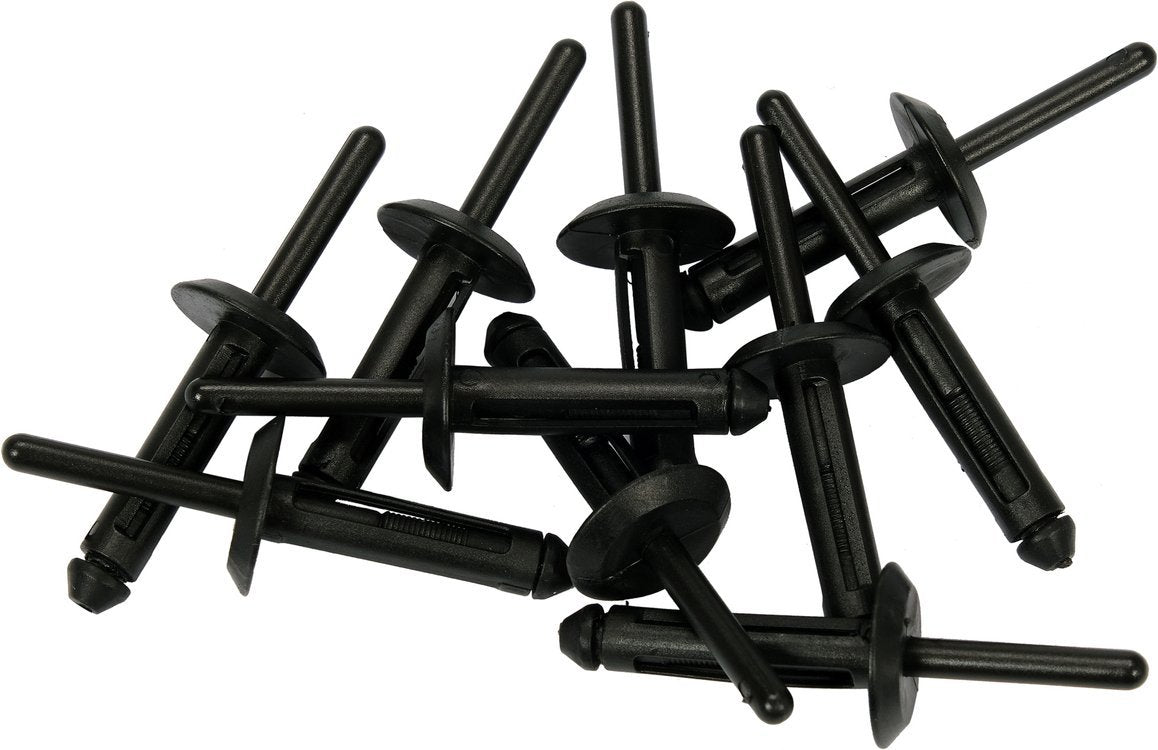PLASTIC BLIND RIVETS 6.6X17.2MM 10PCS (YT-35983)