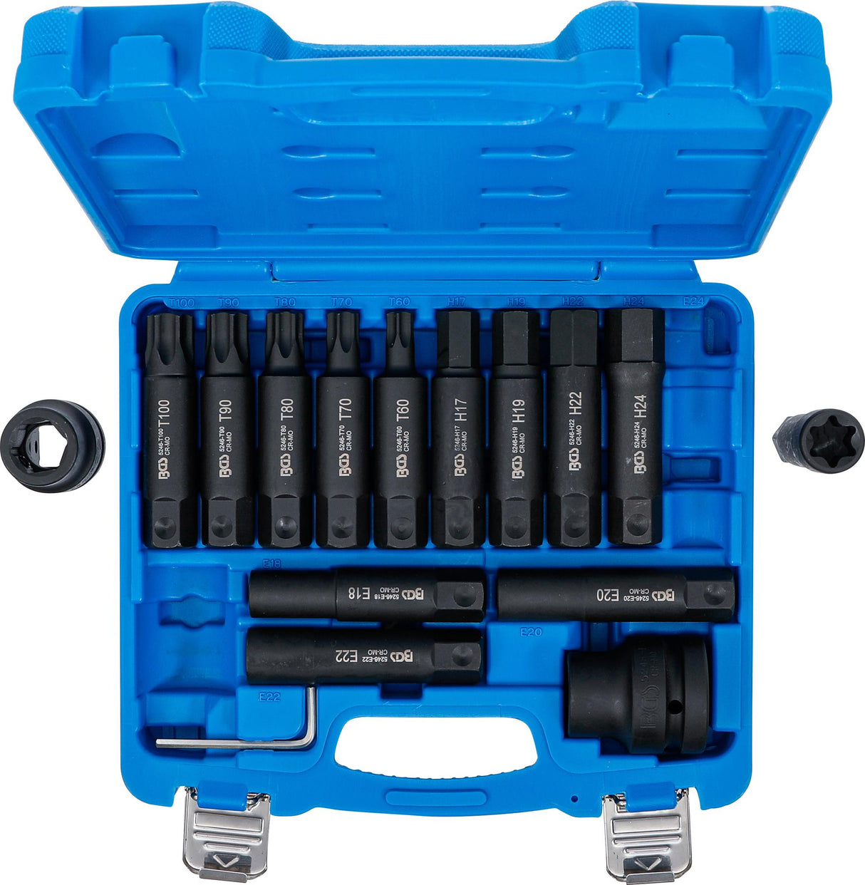 BIT SET FOR TRUCKS | 20 MM (3/4") + 25 MM (1") | 16 PCS. (5246)