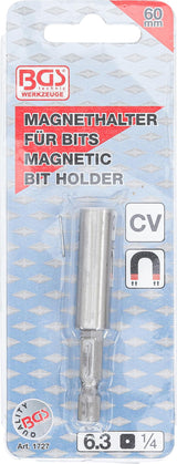 MAGNETIC BIT-HOLDER, EXTRA STRONG | EXTERNAL HEXAGON 6.3 MM (1/4") | 60 MM (1727)