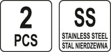 PRYBAR SCRAPER  SET 2  PCS (YT-52860)