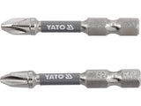 SCREWDRIVER BITS 1/4 50MM PH2 2 PCS NI (YT-78021)