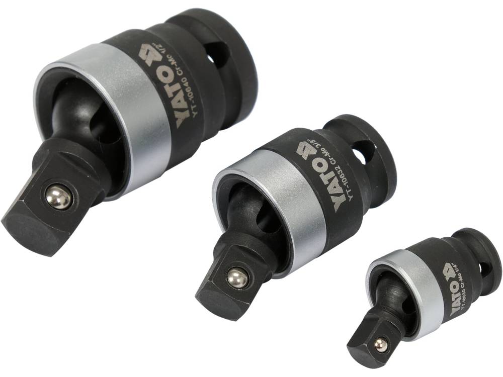 IMPACT UNIWER JOINT SET 1/4', 3/8", 1/2" (YT-10642)