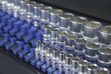 SLIP-ON RAIL SET FOR SOCKETS | WITH 80 CLIPS | FOR SOCKETS 6.3 MM (1/4") | 10 MM (3/8") | 12.5 MM (1/2") (6871)