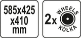 SYSTEM TOOL BOX ON WHEELS 42B S1 (YT-09166)
