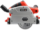 CORDLESS PLUNGE SAW | 140 MM | 52 (90˚) 38 (45˚) MM | 18V | 4 AH (YT-821701)