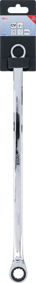RATCHET RING WRENCH AND RING SPANNER | EXTRA LONG | 16 MM (7246)