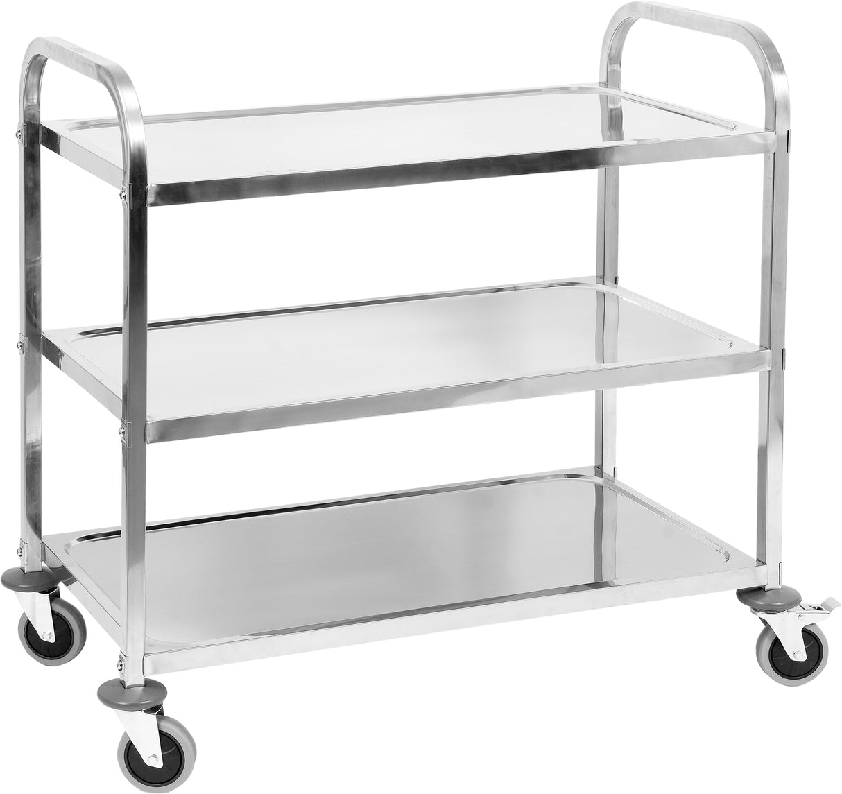 SERVICE TROLLEY 3-TIERS SQ (YG-09096)