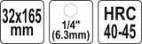 AUGER DRILL BIT 32MM HEX (YT-44690)
