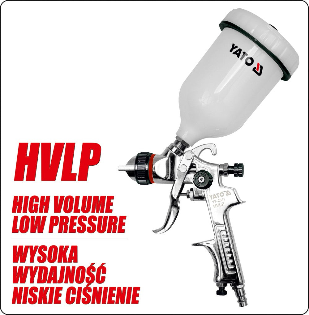 SPRAY GUN HVLP TANK 600ML 1.5MM (YT-2341)