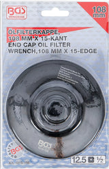OIL FILTER WRENCH | 15-POINT | Ø 108 MM | FOR IVECO, RENAULT, SCANIA, VOLVO (1019-108)