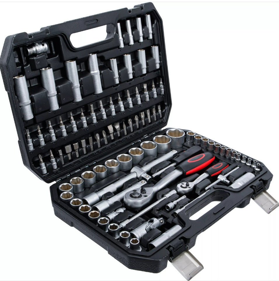SOCKET SET | 6.3 MM (1/4") / 12.5 MM (1/2") DRIVE | 94 PCS. (2296)