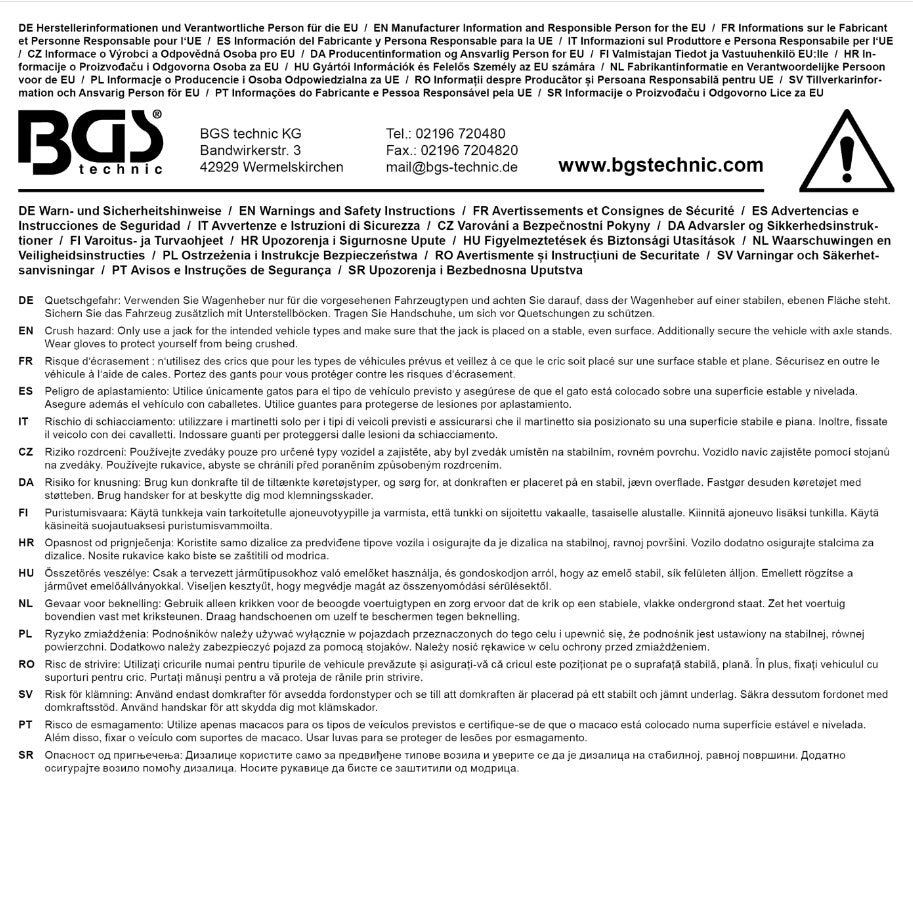 AIR HYDRAULIC JACK | 20 T (2883)