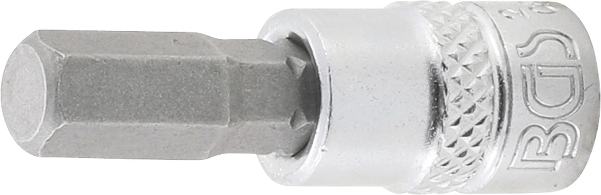 BIT SOCKET | 6.3 MM (1/4") DRIVE | INTERNAL HEXAGON 9/32" (2746)