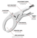 TWO-POSITION ADJUSTABLE AUTOMATIC OIL FILTER WRENCH (DFW11)