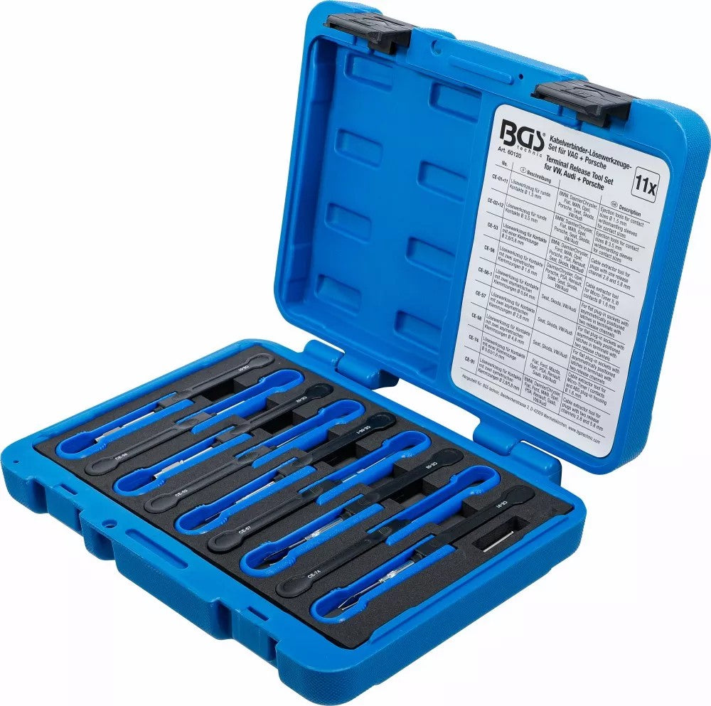 TERMINAL TOOL SET | FOR VAG, PORSCHE | 11 PCS. (60120)