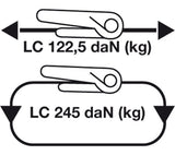 RATCHET TIE DOWN STRAP | WITH 4 PROTECTIVE JAWS | 5 M X 25 MM (3554)
