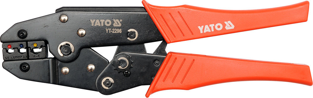 RATCHET CRIMPING PLIERS 0.5-6MM2 (YT-2296)