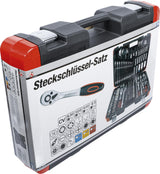 SOCKET SET | 6.3 MM (1/4") / 10 MM (3/8") / 12.5 MM (1/2") DRIVE | 176 PCS. (15217)