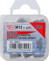 REPLACEMENT THREAD INSERTS | M12 X 1.25 | 10 PCS. (1959-7)