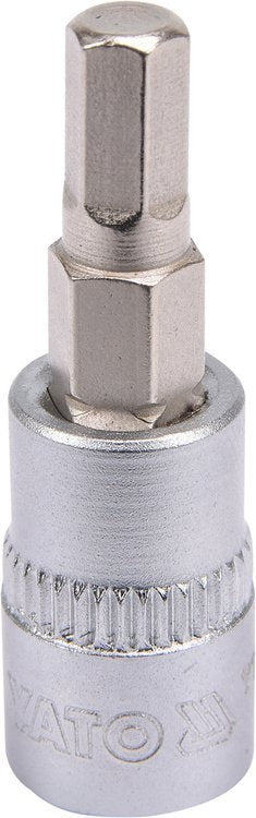 SOCKET BIT HEX 1/4" 5MM L37MM (YT-04372)