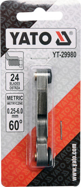SCREW PITCH GAUGES METRIC (YT-29980)