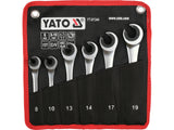FLARE NUT RATCHET WRENCH SET 8-19MM 6PCS (YT-01344)