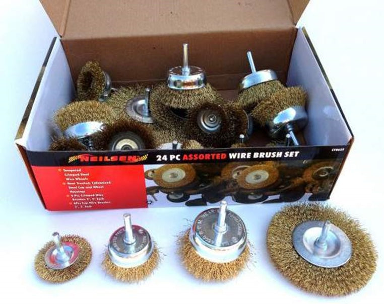 WIRE BRUSH SET | 24 PCS. (V1324)