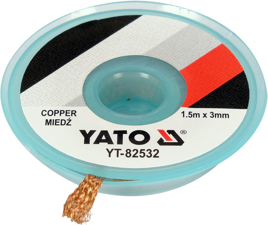SOLDER WICK/BRAID 3.0MM X 1,5M (YT-82532)