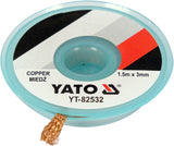 SOLDER WICK/BRAID 3.0MM X 1,5M (YT-82532)