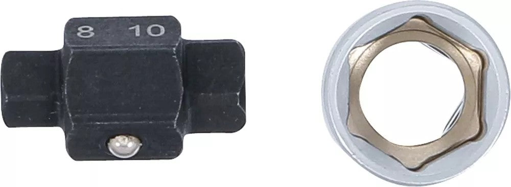 OIL DRAIN PLUG SOCKET | 4-PT. | 8 MM / 10 MM (8991)