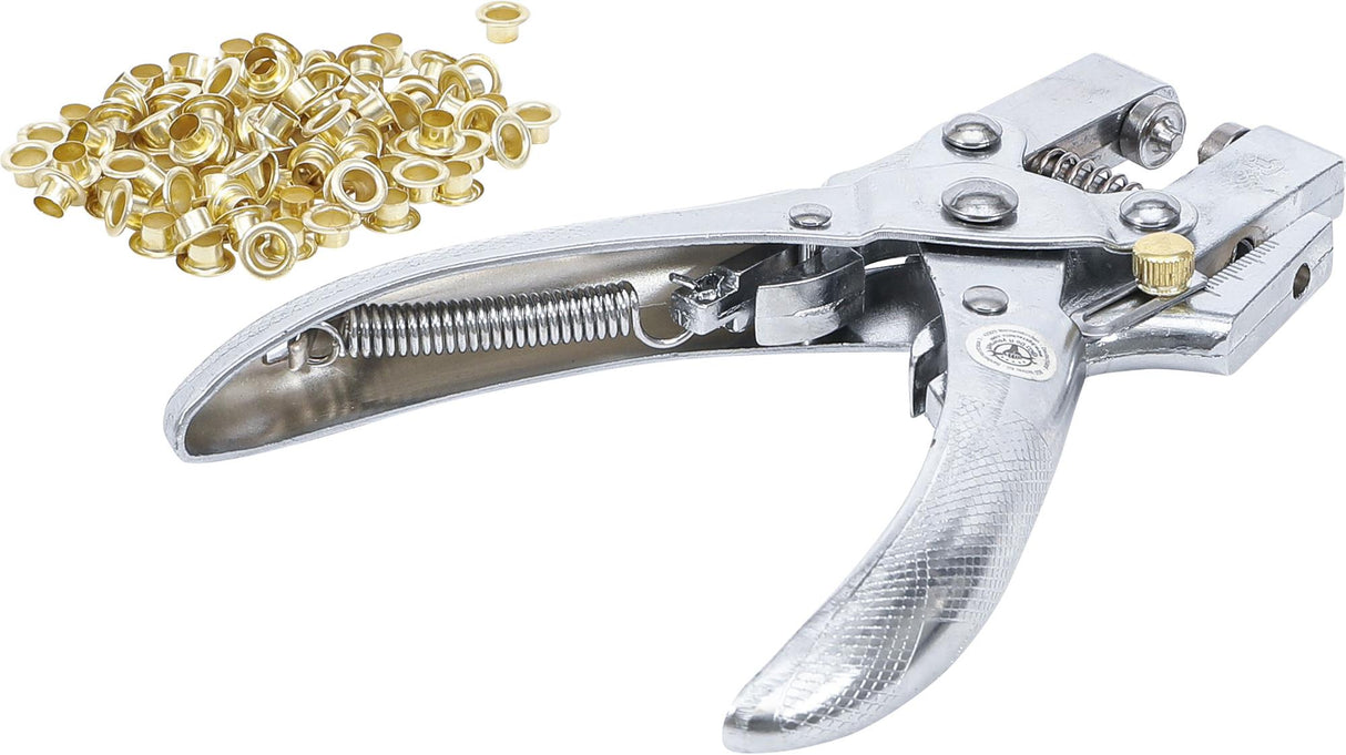 RIVETING PLIERS | 100 ROUND EYELETS | 4.5 MM | 180 MM (570)