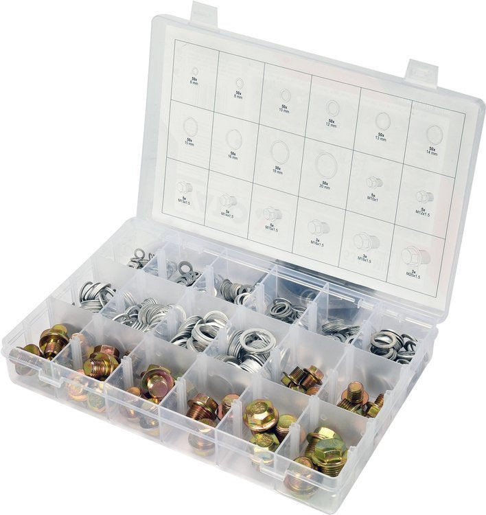 ALU GASKET AND OIL DRAIN PLUG ASSORTMENT (YT-06862)