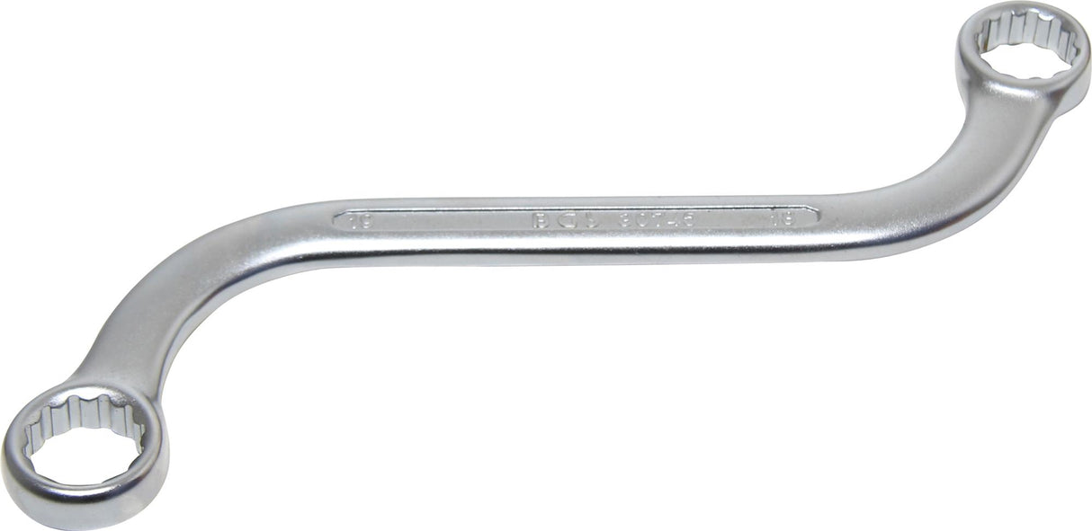 S-TYPE DOUBLE RING SPANNER, 12-POINT | 18 X 19 MM (30745)