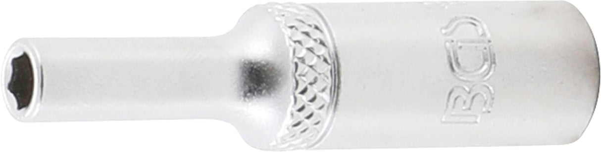 SOCKET, HEXAGON, DEEP | 6.3 MM (1/4") DRIVE | 4 MM (10504)