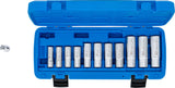 SPECIAL SOCKET SET, SLOTTED | 10 MM (3/8") DRIVE | 8 - 19 MM | 12 PCS. (70988)