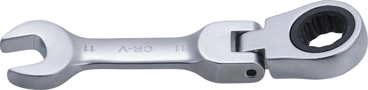 RATCHET COMBINATION WRENCH | SHORT | ADJUSTABLE | 11 MM (6911)