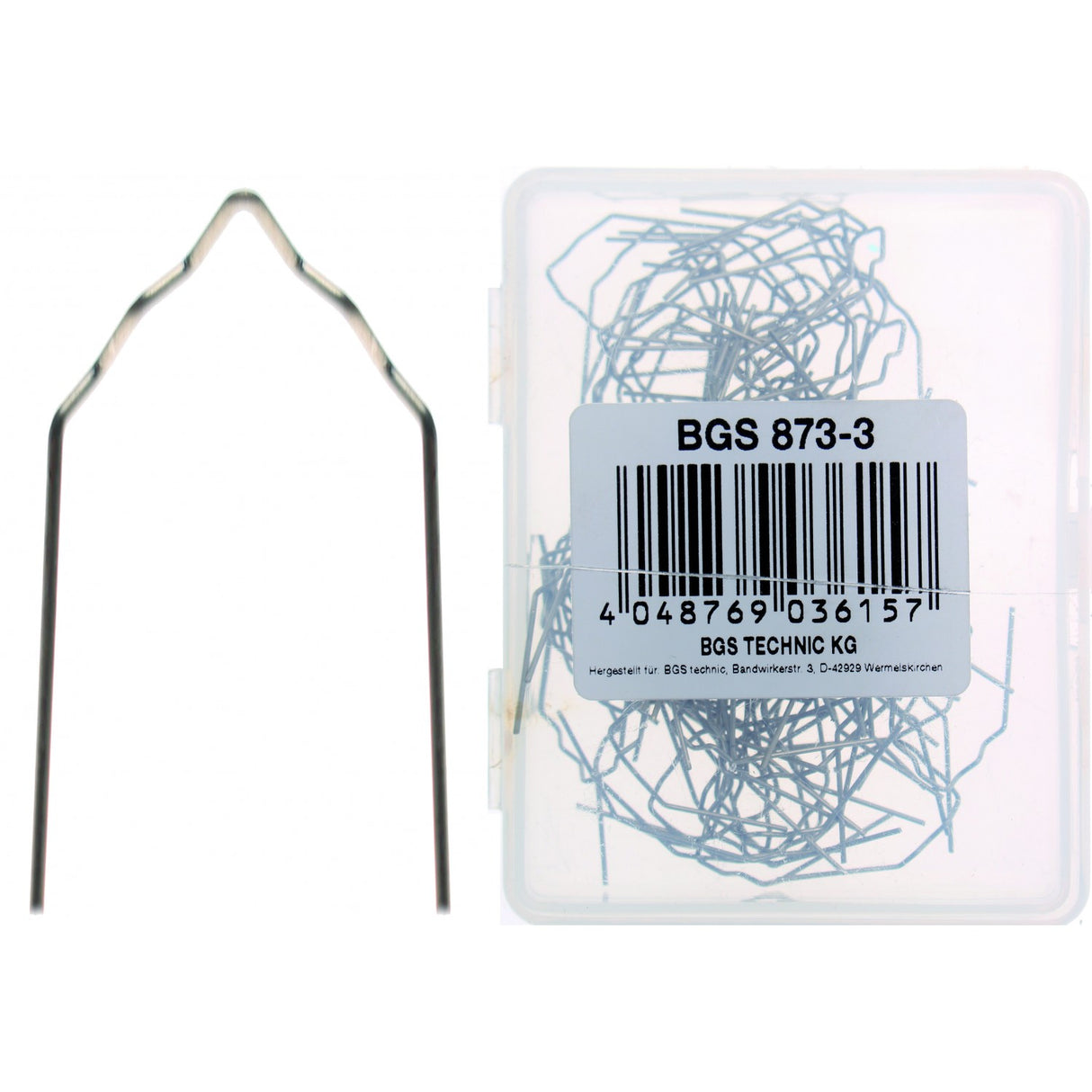 REPAIR STAPLES | V-TYPE | Ø 0.6 MM | 100 PCS. (873-3)