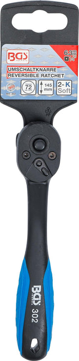REVERSIBLE RATCHET, PLASTIC BODY | 6.3 MM (1/4") (302)