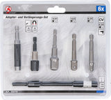 ELECTRIC DRILL BIT EXTENSIONS AND ADAPTERS SET | 6 PCS (20819)
