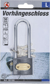 PADLOCK | TYPE L | EXTRA HIGH SHAKLE (85168)
