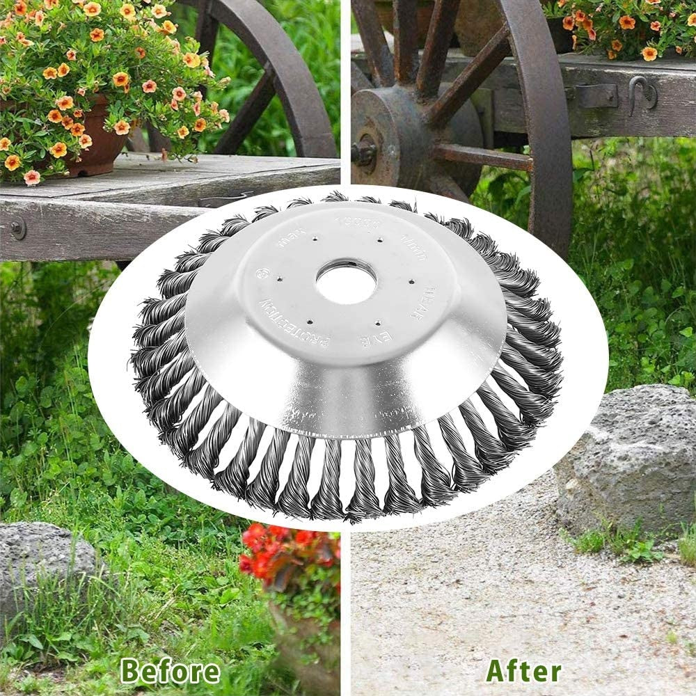 BRUSH POT TYPE | FOR TRIMMERS | TWISTED | 200 MM (DB0200)