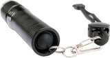 METAL TORCH W. LED DIODE, BLACK (YT-08571)
